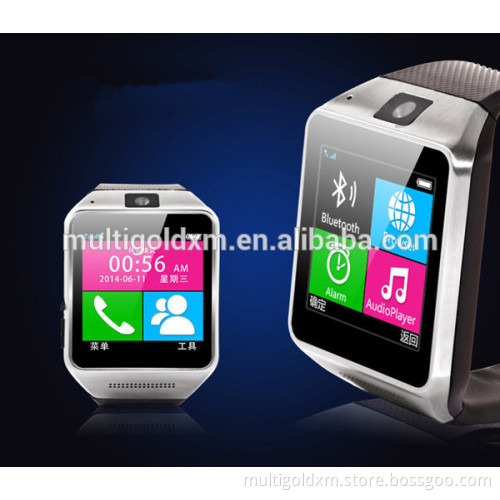 High Quality 2015 Newest 1.54" Capacitive Touch screen Smart Watch with Sim Card Support Call Phone